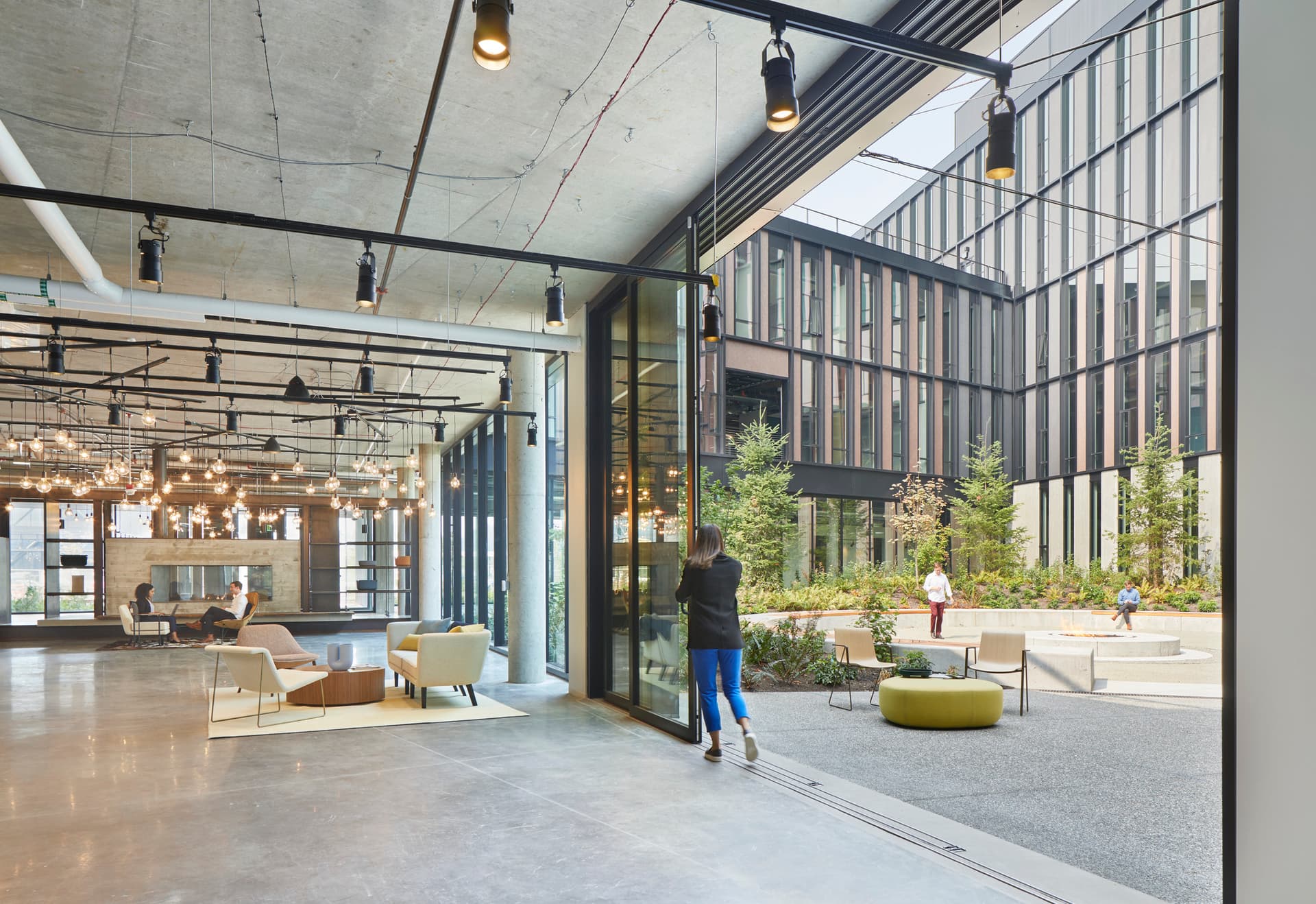 sliding door, indoor-outdoor connection