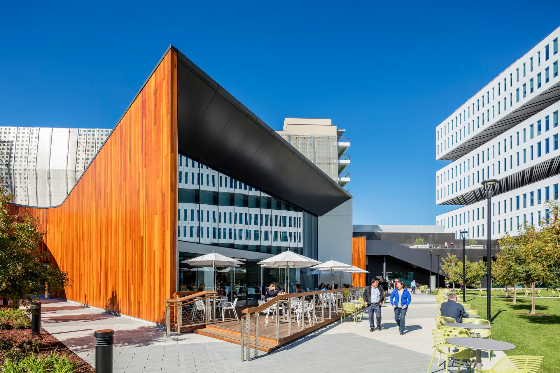 NBBJ, Samsung, San Jose, corporate, office building, headquarters, California, technology, cafeteria