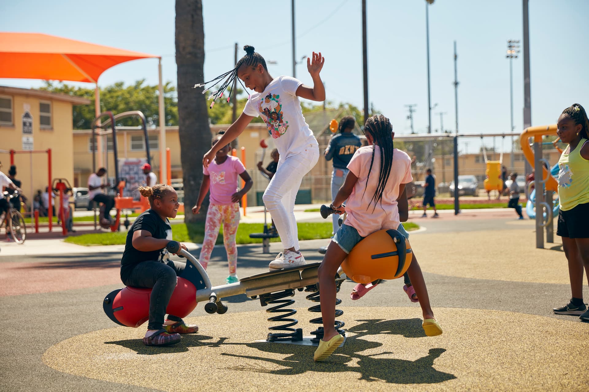Nickerson Playground in Watts, Los Angeles designed by NBBJ.